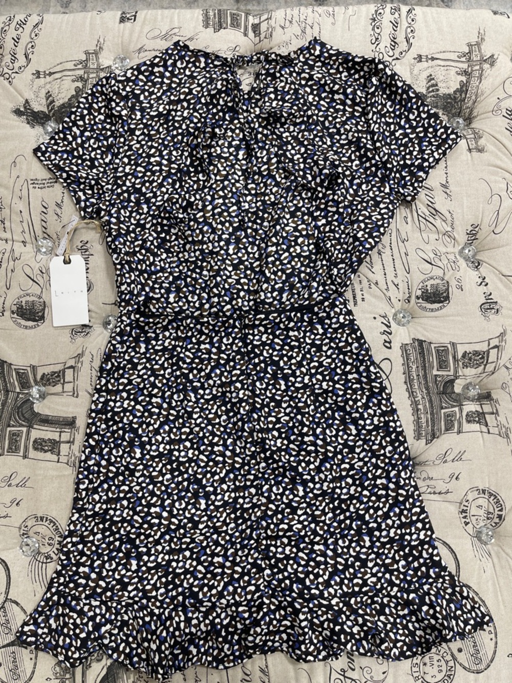 Leith Ruffle Open Back Minidress - Picture 14 of 15